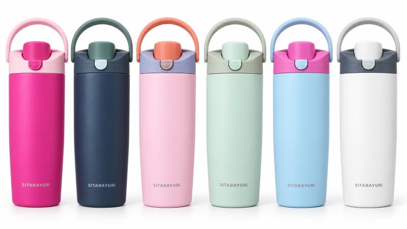 SITARAYURI Insulated Water Bottle with Carry Handle – 900 ml
