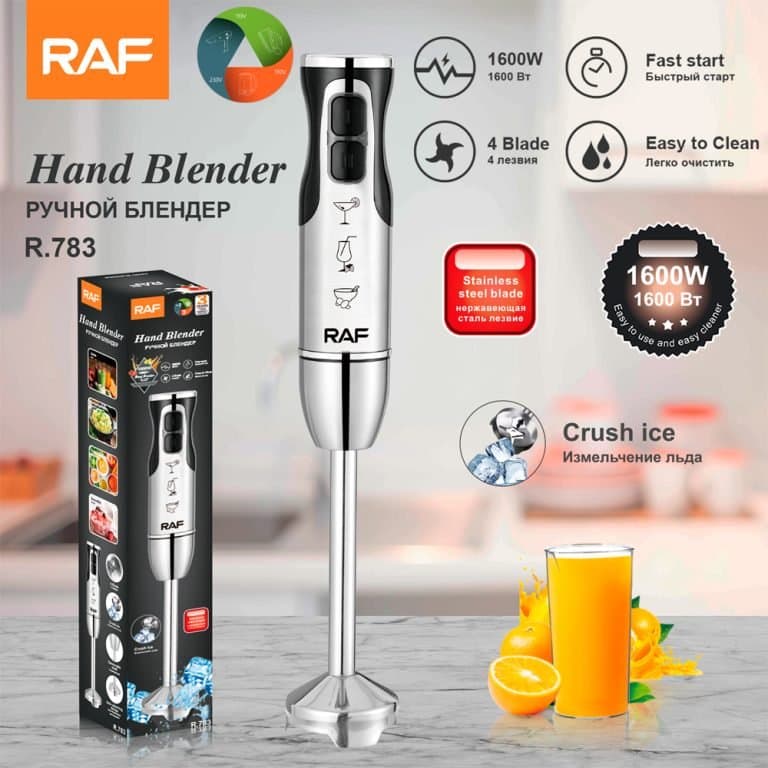 RAF R.783 Stainless Steel Hand Blender – 1000W
